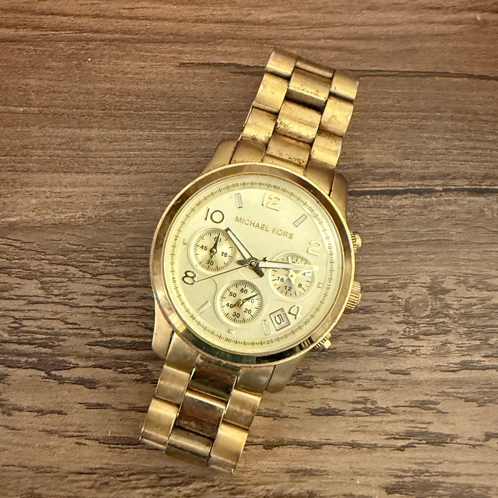 Michael Kors Women’s Gold Chronograph Watch